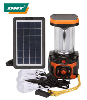 AT-9016B DAT solar home lighting system with Mp3 solar panel power generator storage USB charger home system