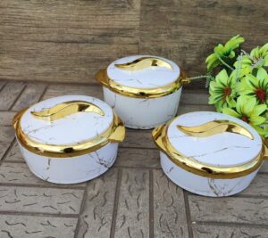 Set of 3 insulated Hotpots