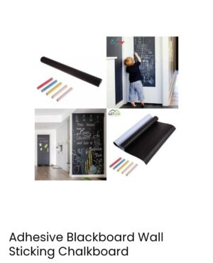 Adhesive black board