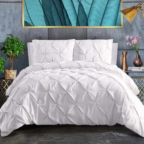 Pintuck Duvet Cover set