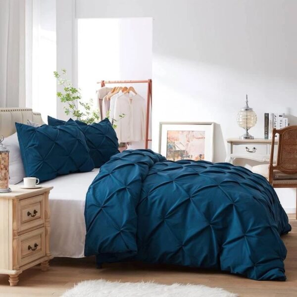 Pintuck Duvet Cover set