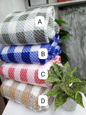 Soft warm fleece blanket