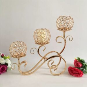 IMG-20240812-WA2723 Three arms metal Candle Holder