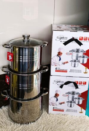 Stainless sufuria set