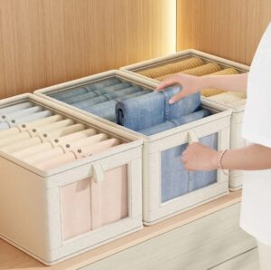 Wardrobe Foldable Clothes Organizer with a Cover