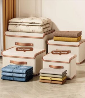 Upgraded Large Capacity Oxford Farbric Wardrobe Organizer