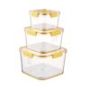 3pcs  set Slackable Multipurpose Food Storage Containers Organizers