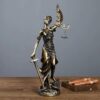 Resin Sculpture Legal Justice A Symbol of Honesty Model Goddess Greek Mythology*