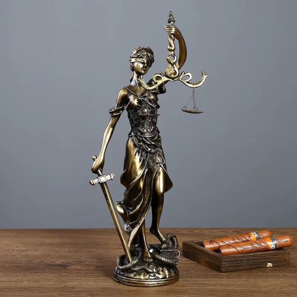 Resin Sculpture Legal Justice A Symbol of Honesty Model Goddess Greek Mythology*