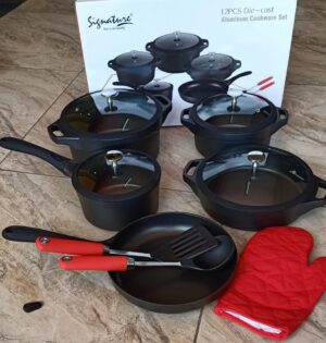 Signature granite cookware