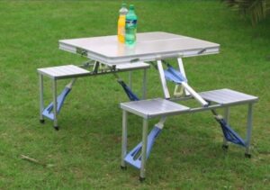 Portable picnic table set
