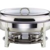 Oval chaffing dishes