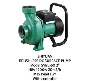 Surface water pump