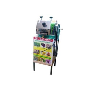 1-20-1.jpg Heavy Duty Sugarcane Juicer Extractor with Electric and Manual Function Stainless Steel/ Silver