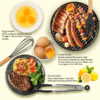 1723534904934 12pc Silicone Kitchen Utensils Set With Wooden Handles