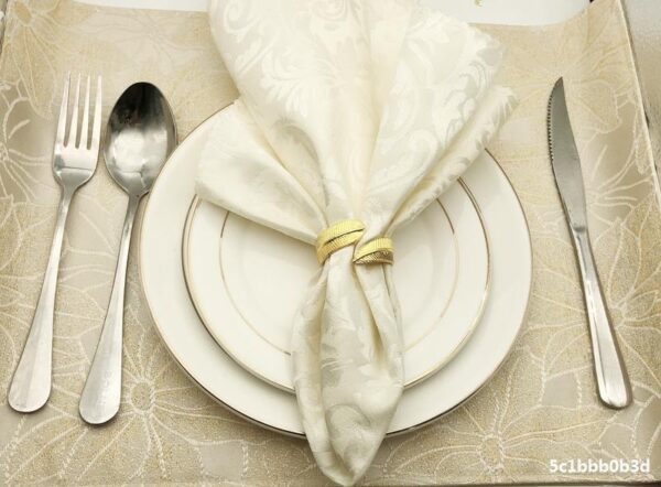 1724395805647 Napkin &golden rings