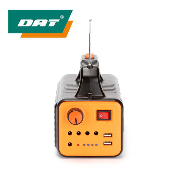 DAT 9013 Portable solar lighting system kit complete with 3 lamp and USB MP3 and radio solar energy light