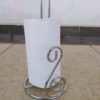 Stainless kitchen paper towel holder
