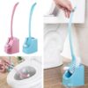 2sided toilet brush+holder 