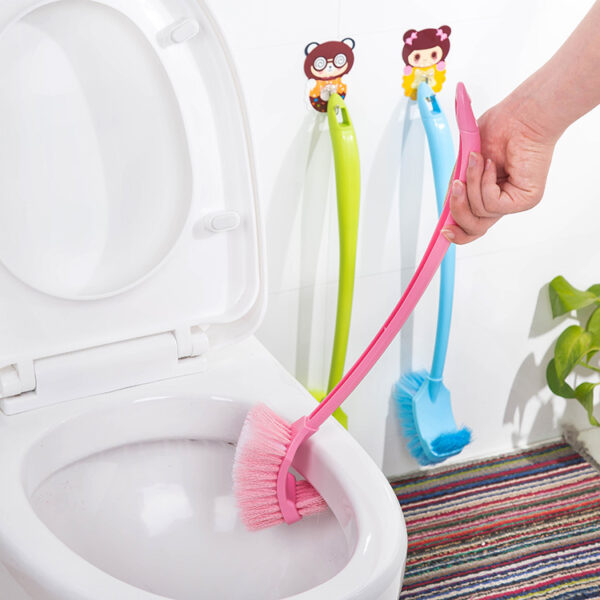 2sided toilet brush+holder 