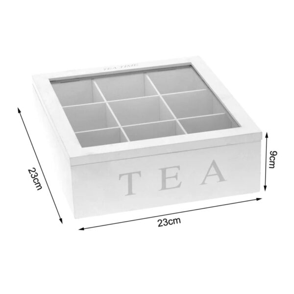 Bamboo Tea Bag Organizer