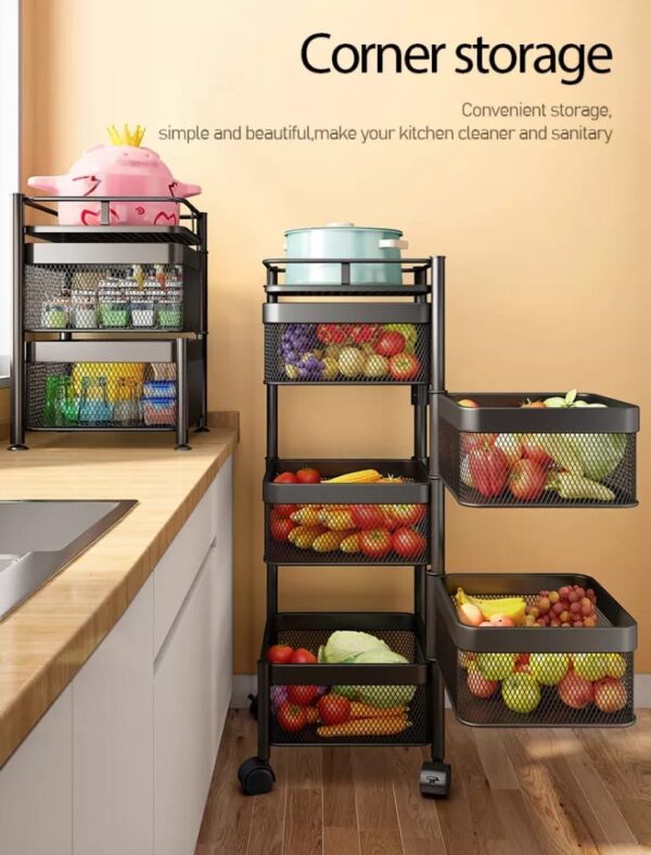 5-tier Kitchen storage rack