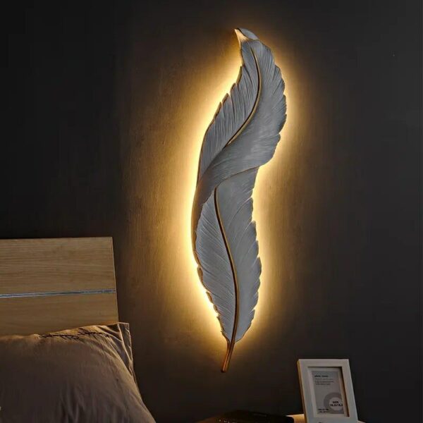 IMG-20230511-WA0257.jpg Long Hanging Nordic Feather Wall Lamp