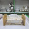 Modern Gold acrylic serviette holder