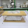 Modern Gold acrylic serviette holder
