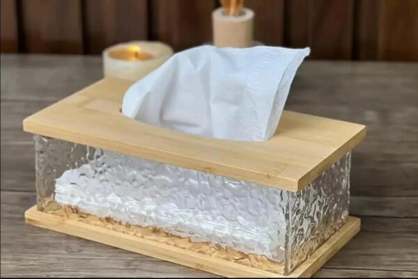 Modern Gold acrylic serviette holder