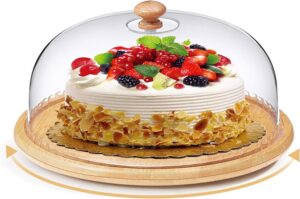 Bamboo base cake/fruit stand