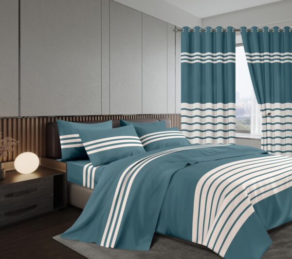 7pc woolen Curtain duvet sets