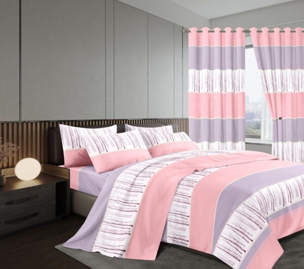 7pc woolen Curtain duvet sets