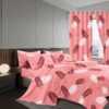 7pc woolen Curtain duvet sets