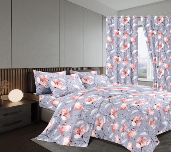 7pc woolen Curtain duvet sets