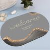 Bathroom/ Door mats with rubber underside 