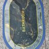 Bathroom/ Door mats with rubber underside 
