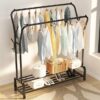 IMG-20240809-WA4110 Curved Double Clothes Rack