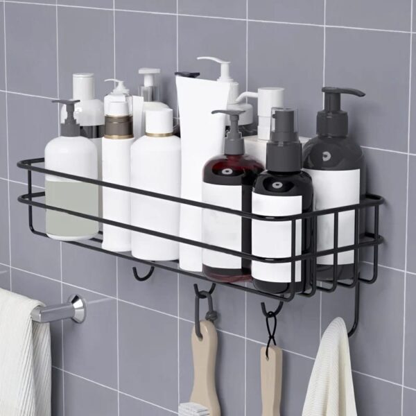 IMG-20240812-WA1274 Bathroom shelf with hooks