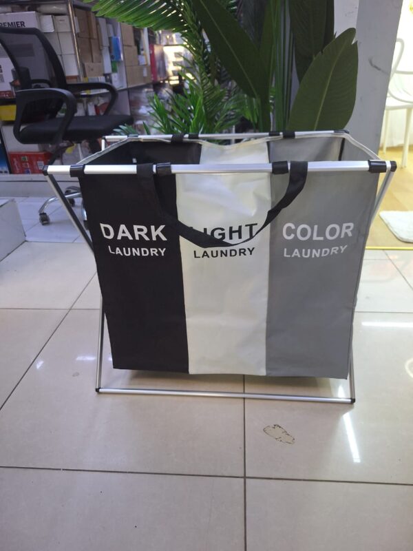 3 grid foldable laundry basket