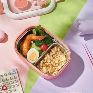 IMG-20240821-WA0254 Bento lunch box with 2 compartment