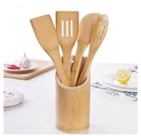 IMG-20240822-WA0383 Bamboo cooking tools set