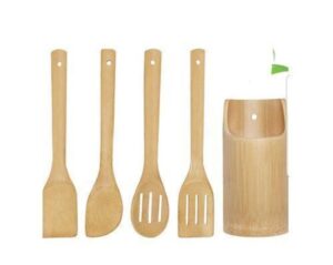 Bamboo cooking tools set
