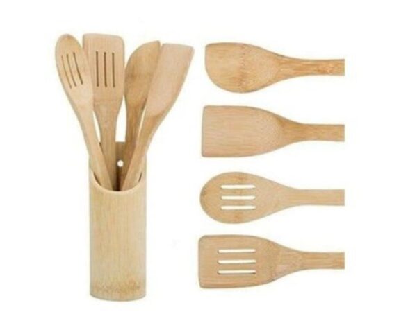 IMG-20240822-WA0385 Bamboo cooking tools set