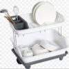 2-tier Plastic Dish Bowl Drainer Rack
