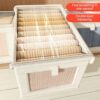 Wardrobe Foldable Clothes Organizer with a Cover