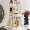 IMG-20241121-WA2464 360 Degree 3 Tier Rotating Multifunctional Transparent makeup/Cosmetic organizer