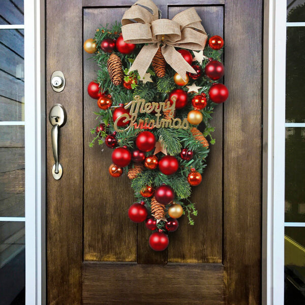 IMG-20241124-WA0102 Christmas Red wreath front door hanging