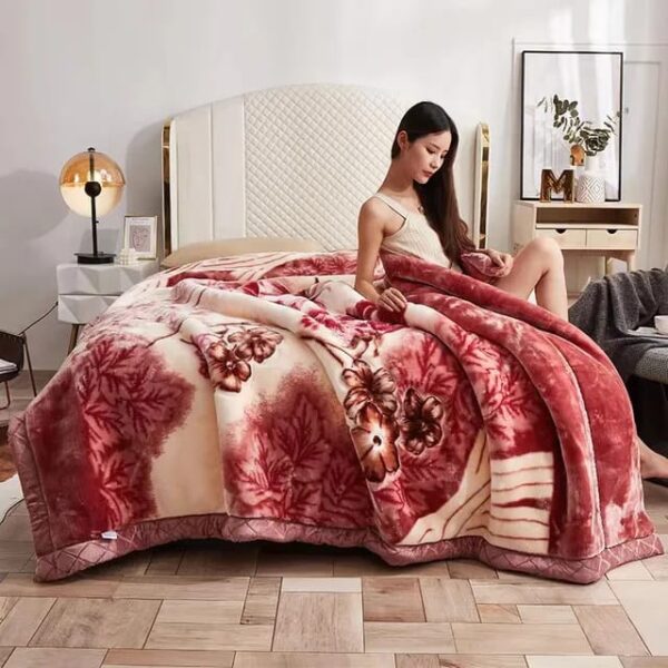 High quality Knitted throw blankets with tassel