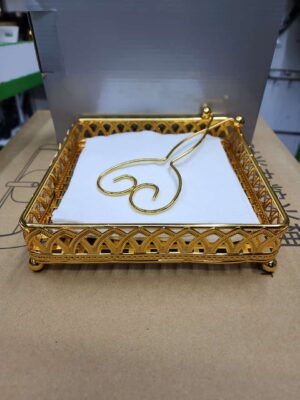 ✅️Luxury Gold Napkin holder/Serviette holder 